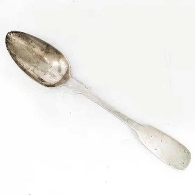 Classicist Silver Spoon, Germany, 1900s For Sale - Image 4 of 4