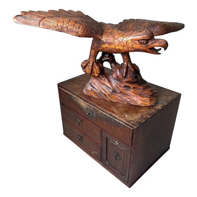 Japanese Wood Carving, 1920s For Sale