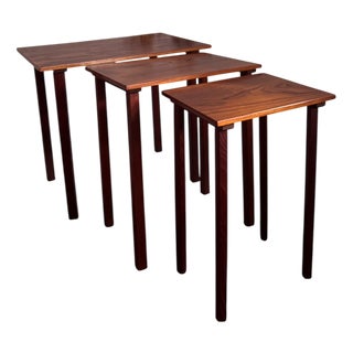 Scandinavian Nesting Tables, 1960s, Set of 3 For Sale