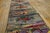 Folk Art 1930s Multicolor Floral Folk Art Antique American Hooked Rug 2'3" X 17'8" Handknotted Wool Carpet For Sale - Image 3 of 6