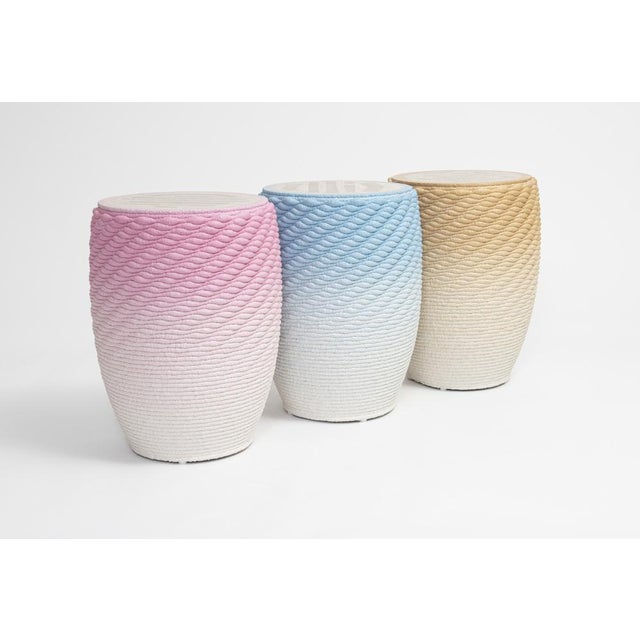 Blue Metric Stool in Blue by Philipp Aduatz Design For Sale - Image 8 of 14