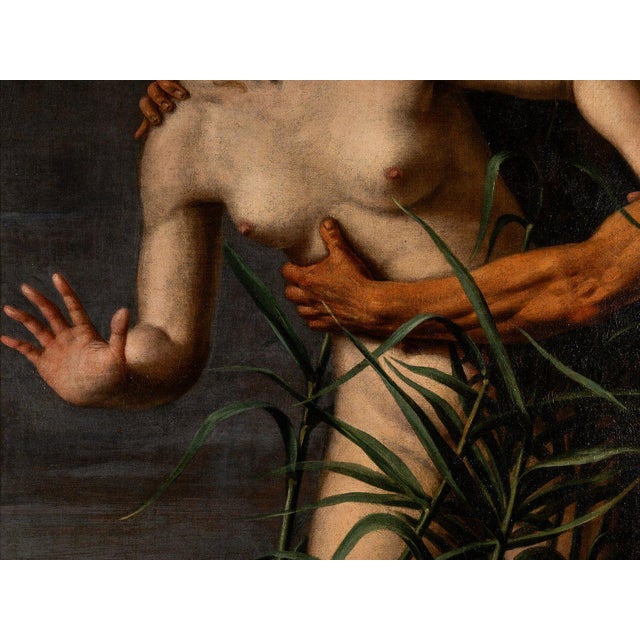 Giovanni Venanzi, Pan and Syringe, 1674, Oil on Canvas For Sale - Image 6 of 9