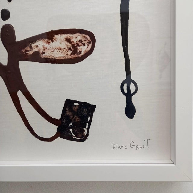 Abstract Abstract Figurative Original Oil Painting by Diane Grant For Sale - Image 3 of 9