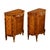 A very fine pair of 18th century antique French Lois XV marquetry inlaid and ormolu mounted rosewood, walnut and...
