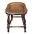 Late 20th Century English Elm and Maple Turned Bar Stool For Sale - Image 5 of 11