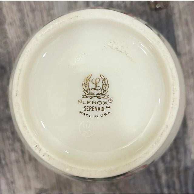 1980s Lenox Serenade Floral Vase For Sale In Jacksonville, FL - Image 6 of 6