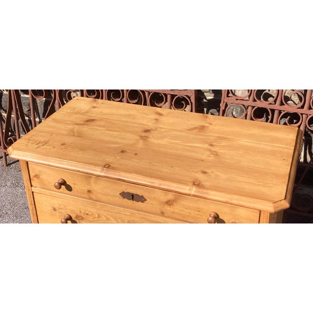 1900 - 1909 Pine Chest of Four Drawers, Denmark For Sale - Image 5 of 15