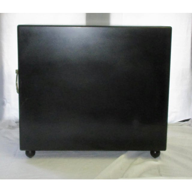 Black Cubic Endtables Mid-20th Century - A Pair of 2 For Sale In New York - Image 6 of 10