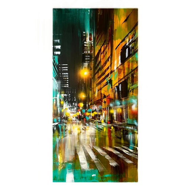 Bianca Prettau, Kyoto Teal, 2026, Acrylics on Cotton Canvas For Sale - Image 12 of 12