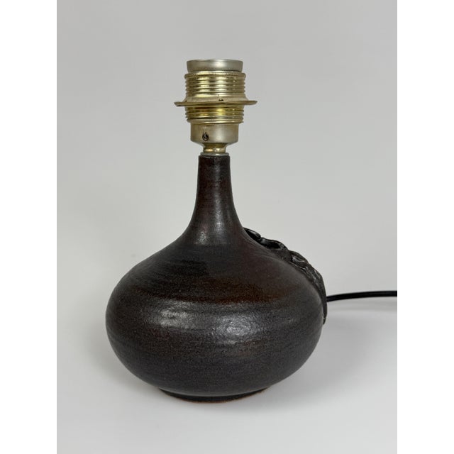 Beige Art Ceramics German Table Lamp by Marianne Koplin Berlin, 1970s For Sale - Image 8 of 12