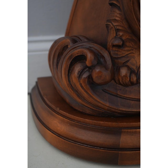 Franz Hermle Rococo Style Carved Grandfather Clock For Sale - Image 10 of 18