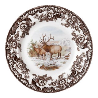 Spode Woodland American Wildlife Dinner Plate 10.5", Elk For Sale