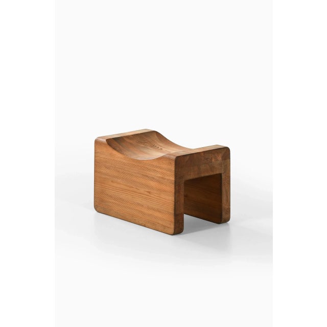 Brown Stool Model Palle by K. J. Pettersson & Söner, 1970s For Sale - Image 8 of 9