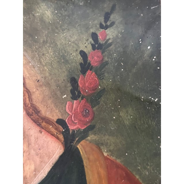 Late 19th Century 19th Century Retablo in Handmade Box For Sale - Image 5 of 11