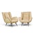 Carlo Hauner Mid Century Brazilian Lounge Chairs - Pair Each chair measures: 28.75 wide x 36 deep x 33 high, with a seat...