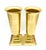 Chapman Manufacturing Company Mid–Late 20th C. Polished Brass Urn Form Mantel Vases – Pair – Neoclassical / Hollywood Regency For Sale - Image 4 of 16