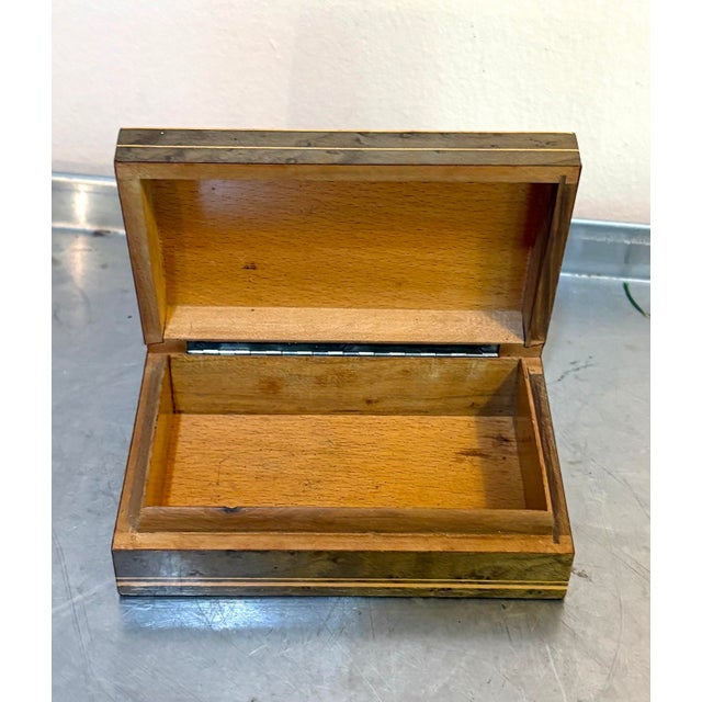 Italian Italian Inlaid Wood Jewelry Box For Sale - Image 3 of 5