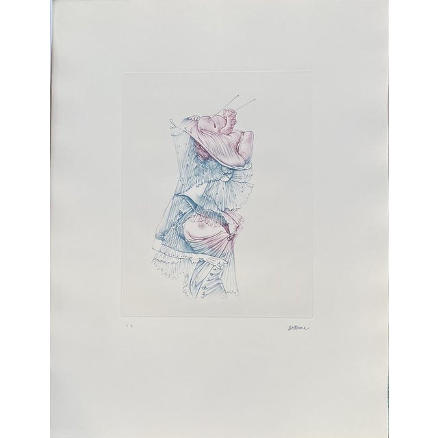 Hans Bellmer, Mirror of Dreams 1a, 1972, Etching For Sale - Image 4 of 4