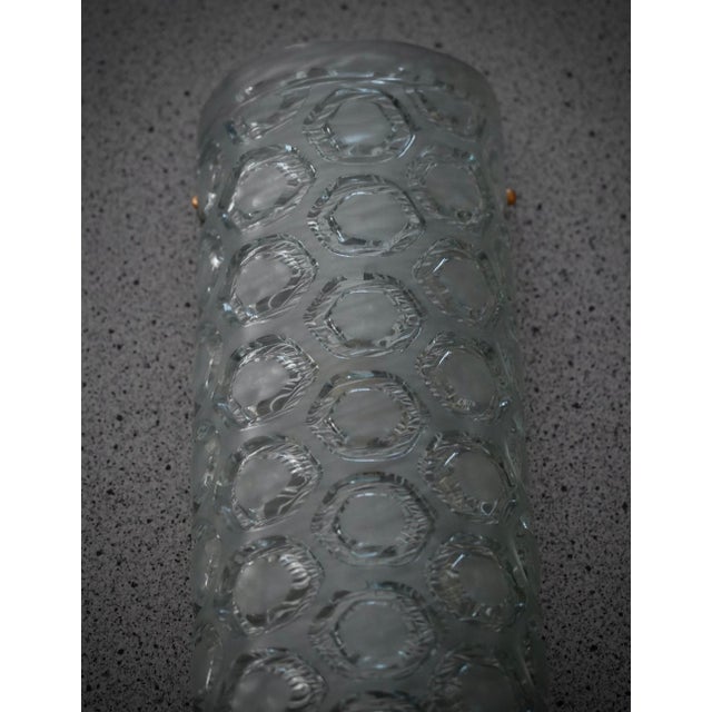 Green Murano Glass and Brass Wall Sconce from Fontana Arte, 2000 For Sale - Image 4 of 10