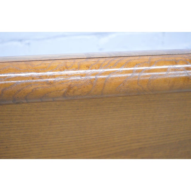 Henredon Charles X Empire King Size Burlwood Sleigh Bed For Sale - Image 17 of 17