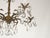 1960s Antique 5 Light 5 Arm Overflowing Opulent Brass Cut Lead Crystal Chandelier For Sale - Image 5 of 12