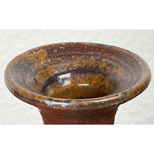 Mid-Century Modern Danish Studio Pottery Candleholders by Tue Poulsen for Tue Keramik, 1960s, Set of 2 For Sale - Image 15 of 18