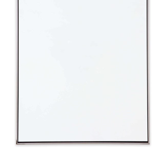 Traditional Regina Andrew Hanging Rectangle Mirror in Polished Nickel For Sale - Image 3 of 4