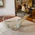 1990s Modern Christian Dior Clear and Gold Murano Glass Big Wing Centerpiece For Sale - Image 9 of 17