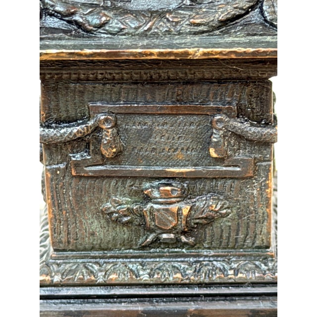 Ferdinand Barbedienne French Grand Tour Bronze Paschal Column, circa 1870 For Sale - Image 10 of 18