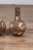 Vintage Chinese Kendi Shape Brown Vases with Floral and Fruit Décor - a Pair For Sale - Image 10 of 13