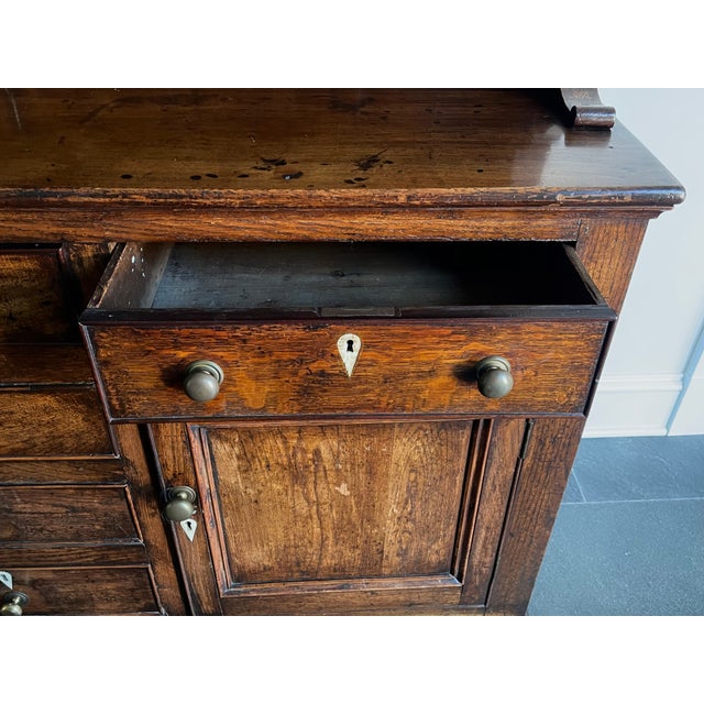 Antique English Oak Welsh Dresser For Sale - Image 10 of 18