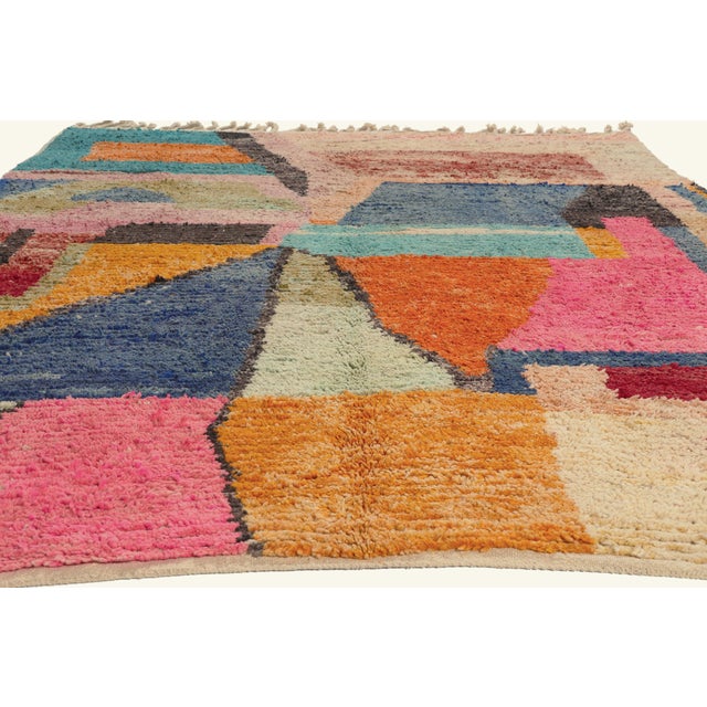 Moroccan Contemporary Boujad Moroccan Rug, 08'01 X 11'02 For Sale - Image 3 of 10