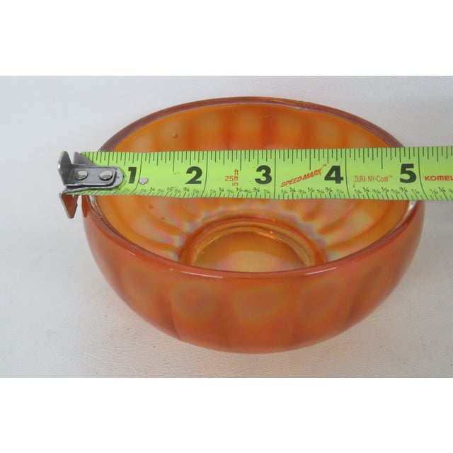 Imperial Glass Chesterfield Marigold Carnival Glass Line 600 Bowl Dish 4482b For Sale In Miami - Image 6 of 8