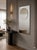 An elegant vintage wall mirror produced by Cristal Art in the 1970s, it features a refined geometric composition that...
