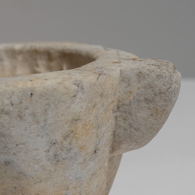 19th Century France Antique White Marble Serving Piece For Sale In Greensboro - Image 6 of 15