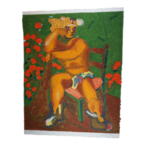 1980s Sandro Chia Untitled #8 Carborundum Etching on Hand Made Paper