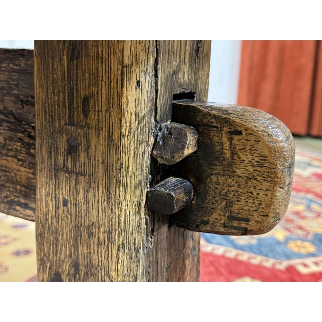 Antique English Monastery Table in Oak, 1800s For Sale - Image 13 of 18