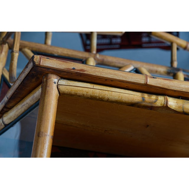 Bamboo & Glass Cabinet, Aesthetic Mouvement 1880-1900 For Sale - Image 12 of 15