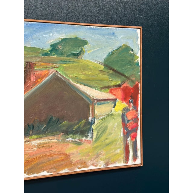 Lennart Johansson, Strandhus Äleklinta, 1983, Oil on Canvas For Sale - Image 7 of 14