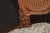 Pair Antique French Art Noveau Carved Wood Cane Back Armchairs For Sale In Philadelphia - Image 6 of 9