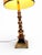 Monumental Brass finish marked: Stiffel lamp with the original Finial. Stiffel Lamp Shade Included, (But can be sold...