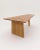 Crooked dining table by nazara lázaro. Dimensions: h 75 x w 200 x d 100 cm. Materials: massive oak with oil wax surface....