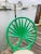Wood Vintage Coastal Tropitone Cast Aluminum Palm Leaf Dining Chair For Sale - Image 7 of 12