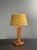 Mid-Century Modern French Brutalist Turned Wood Table Lamp in the style of Charles Dudouyt, 1950s For Sale - Image 12 of 17