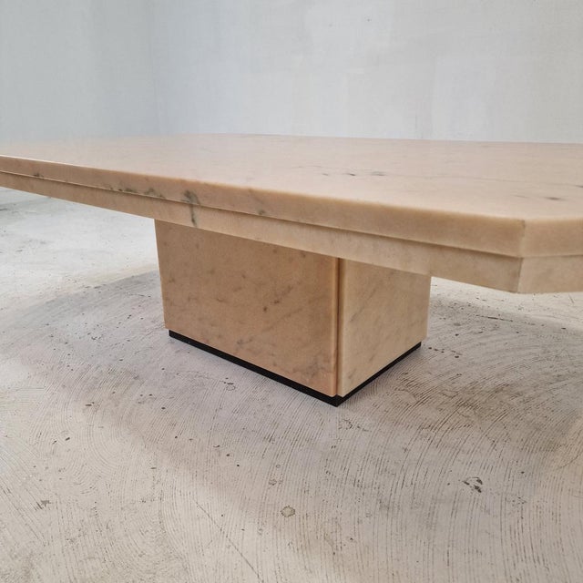 Italian Marble Coffee Table, 1980s For Sale - Image 13 of 17
