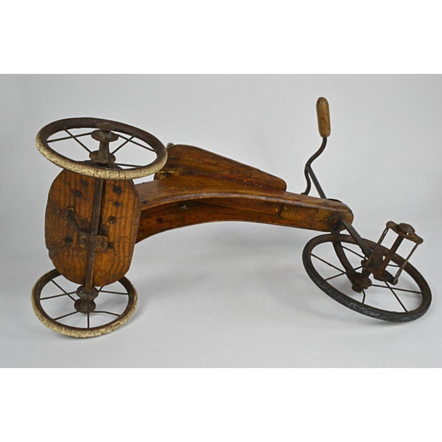 Antique Spanish Carved Wood Tricycle Chairish