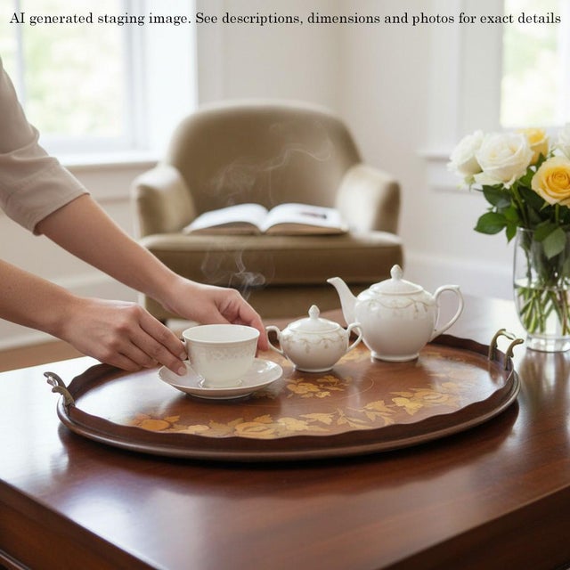 This fine quality 19th-century mahogany serving tray displays attractive age, colour, and patina, full of charm and...