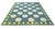 Casa Cosima Handmade Woolen Flat Weave Swedish Pattern Blue, Cream and Moss Green Area Tile Rug - 8'x10' For Sale - Image 4 of 13