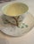 Belleek Pottery Ltd. Mid 20th Century Belleek Shamrock Teacup and Saucer For Sale - Image 4 of 10