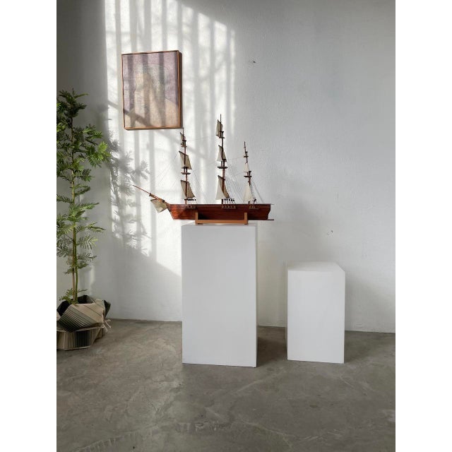 Vintage Model Boat, 1970 For Sale - Image 3 of 18